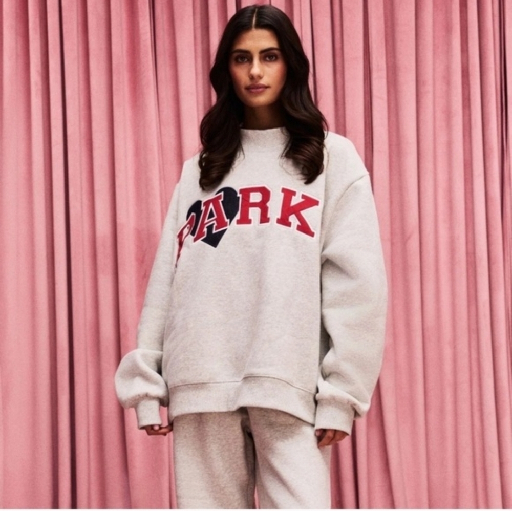 Parke Jean Heart Varsity Mockneck